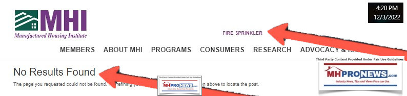 FireSpinklerManufacturedHousingInstituteMHIWebsiteAsOfScreenshot 2022-12-03 161748-MHProNews