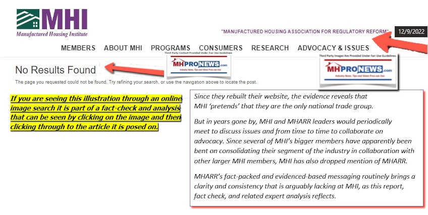 ManufacturedHousingAssociationForRegulatoryReformMHARR-MHISiteSearchToolScreenshot 2022-12-09 095429MHProNewsFactCheck