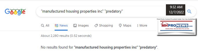 ManufacturedHousingPropertiesIncMHPCGoogleSearchScreenshot 2022-12-07 093215MHProNews