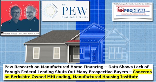 PewResearchManufacturedHomeFinancingDataShowsLackEnoughFederalLendingShutsOutManyProspectiveBuyersConcernsOnBerkshireOwnedMHLendingManufacturedHousingInstituteLogosMHProNews