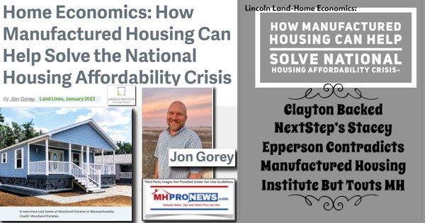 LincolnInstLandPolicyHomeEconomicsManufacturedHousingCanHelpSolveNatlHousingAffordabilityCrisisClaytonBackedNextStepEppersonContradictsManufacturedHousingInstituteButToutsMH-MHProNews