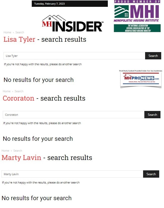 MartyLavinLisaTylerScholasticaGayCororatonMHinsiderLOGO-ManufacturedHousingInstituteLOGO-MHIlogoScreenshot 2023-02-07 084412ManufacturedHomeProNewsMHProNewsFactCheck