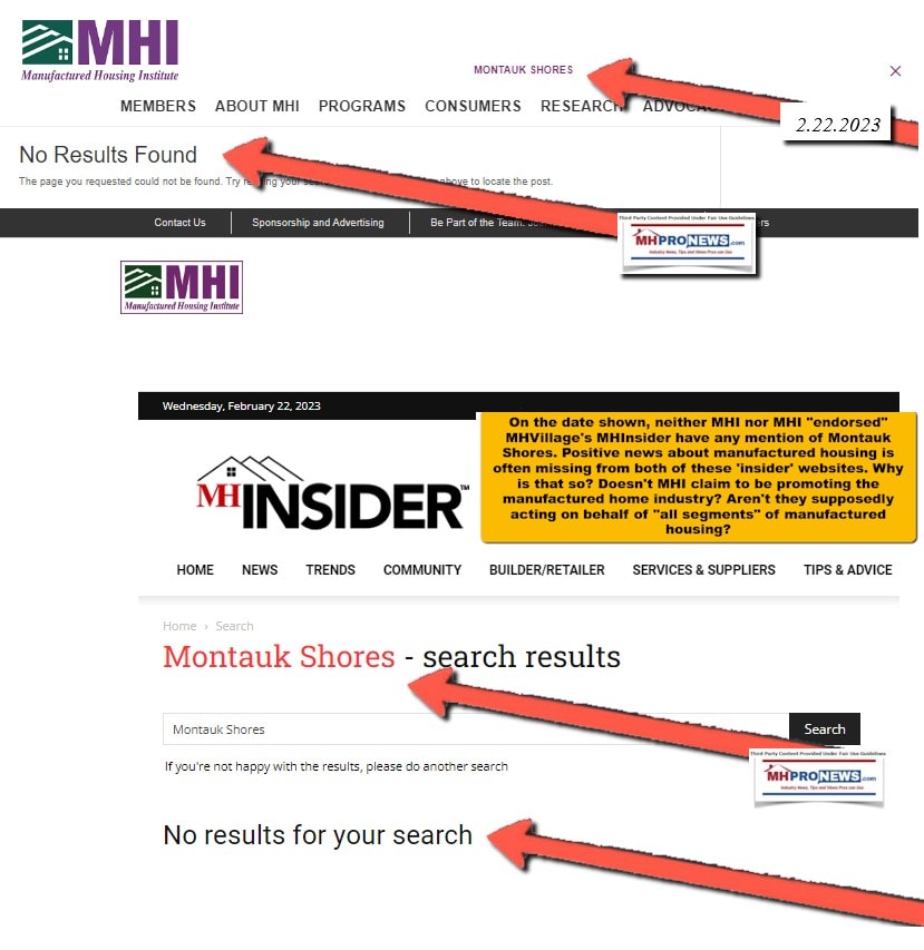 MontaukShoresMobileHomesManufacturedHousingInstitute LOGO Screenshot 2023-02-22 152141 MHVillage MHInsider Logos MHProNews Fact Check Commentary