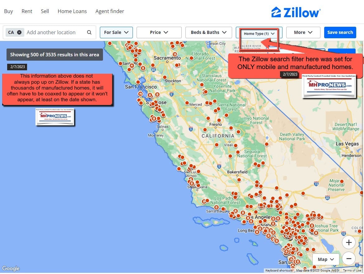 ZillowMobileHomeManufacturedHomeSearchCaliforniaCAScreenshot 2023-02-07 034144-MHProNewsFactCheckAnalysis