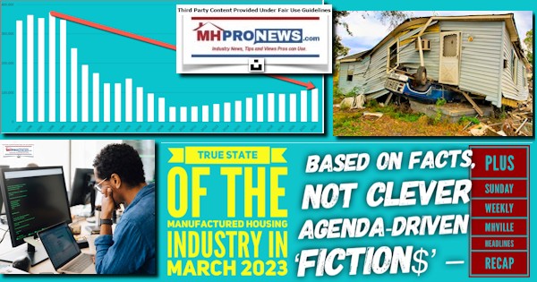 TrueStateOfTheManufacturedHousingIndustryInMarch2023BasedOnFactsNotCleverAgendaDrivenFiction$PlusSundayWeeklyMHVilleHeadlinesRecapMHProNews