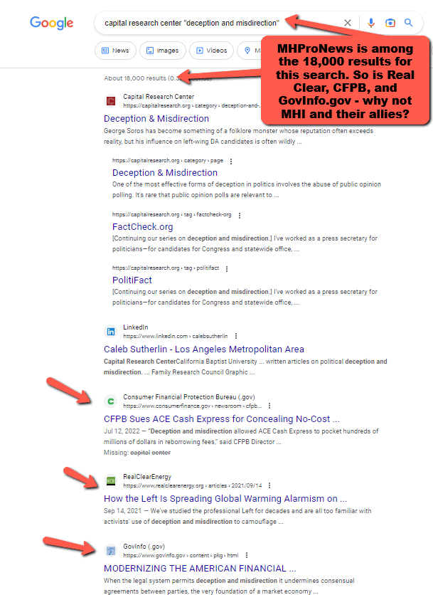 CapitalResearchCenterDeceptionAndMisdirectionGoogleSearch2023-04-26_09-58-51MHProNews