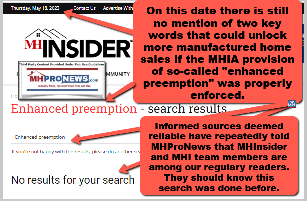 MHinsiderEnhancedPreemptionSearchNoResults2023-05-18_06-17-24MHProNewsFactCheckAnalysisAndCommentary