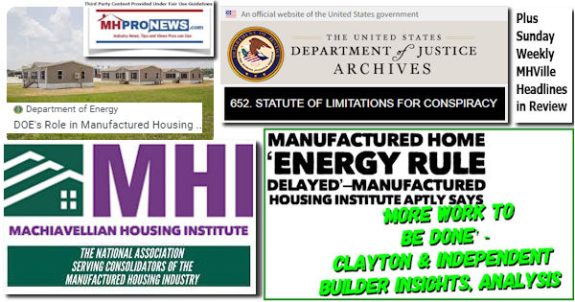 ManufacturedHomeEnergyRuleDelayedManufacturedHousingInstituteLOGOAptlySaysMoreWorkToBeDoneClaytonHomesIndependentBuilderInsightsAnalysisPlusSundayWeeklyHeadlinesReviewMHProNews