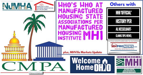 WhosWhoAtManufacturedHousingStateAssociationsPerManufacturedHousingInstituteMHI-OtherAssocWithAlHasselbertOfficialHistoryMHIplusMHMarketsUpdateMHProNews