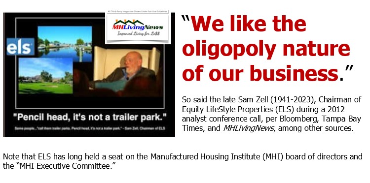 WeLiketheOligopolyNatureOfOurBusinessSamZell-EquityLifestylePropertiesManufacturedHousingInstituteMember-Quote-MHProNews