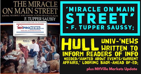 MiracleOnMainStreetF.TupperSaussyHullUnivNewsWrittenToInformReadersOfInfoNeededWantedAboutEventsCurrentAffairsLookingBackAheadOpEdPlusMHVilleMarketsMHProNews