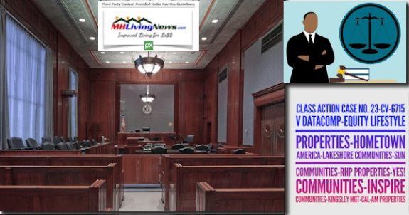 CLASS ACTION Case No. 23-cv-6715 v Datacomp-Equity LifeStyle Properties-Hometown America-Lakeshore Communities-Sun Communities-RHP Properties-YES! Communities-Inspire Communities-Kingsley Mgt-Cal-Am Properties