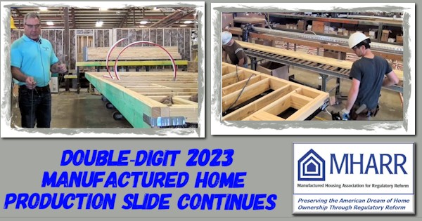 DoubleDigitManufacturedHousingProductionSlideContinuesMHProNews