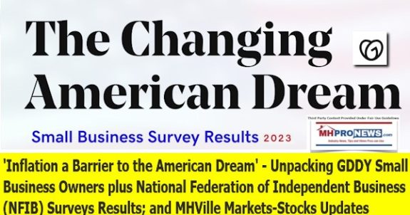 InflationBarrierToTheAmericanDreamUnpackingGDDYsmallBusinessOwnersPlusNationalFederationOfIndependentBusinessNFIB-SurveysResultsAndMHVilleMarketsStocksUpdatesMHProNews