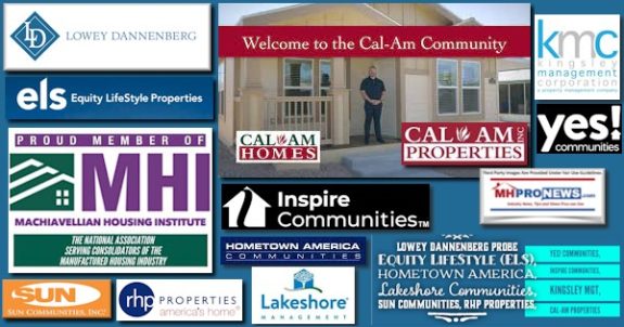 Lowey Dannenberg Probe Equity LifeStyle (ELS), Hometown America, Lakeshore Communities, Sun Communities, RHP Properties, YES! Communities, Inspire Communities, Kingsley Mgt, Cal-Am Properties