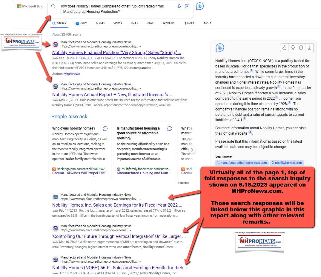 NobilityHomesNOBHManufacturedHousingStockBingAISearch2023-09-18_03-29-34MHProNews
