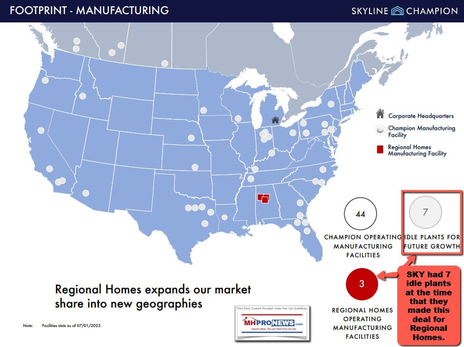 SkylineChampionRegionalHomesAcquisitionDealPitchDeckPlantLocationsManufacturedHomeProNewsMHProNews