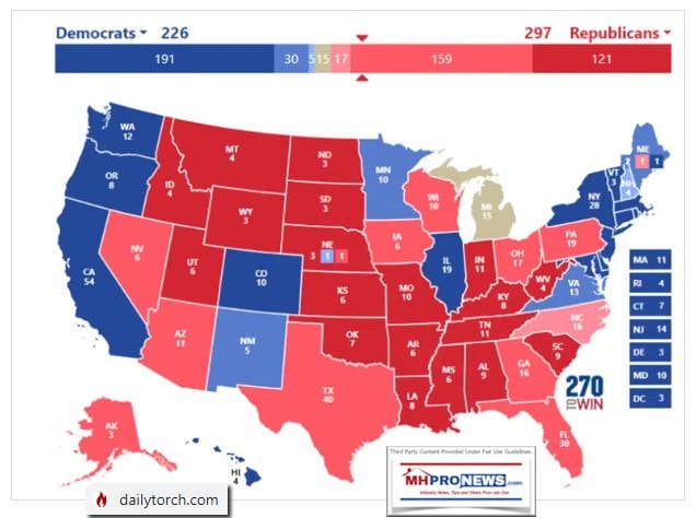 DailyTorch270ToWinElectoralCollegeMapMHProNews