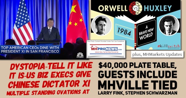 DystopiaTellItLikeItIsUSAbizExecsGiveChineseDictatorXiMultipleStandingOvationsAt$40000PlateTableGuestsIncludeMHVilleTiedLarryFinkStephenSchwarzmanPlusMHMarketsMHProNews