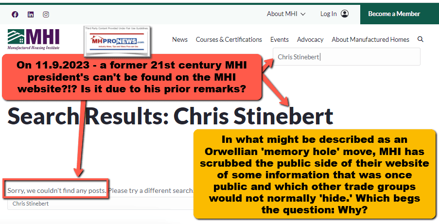 ManufacturedHousingInstituteWebsiteChrisStinebertSearch2023-11-09_17-17-41ManufacturedHomeProNewsFactCheckMHProNews