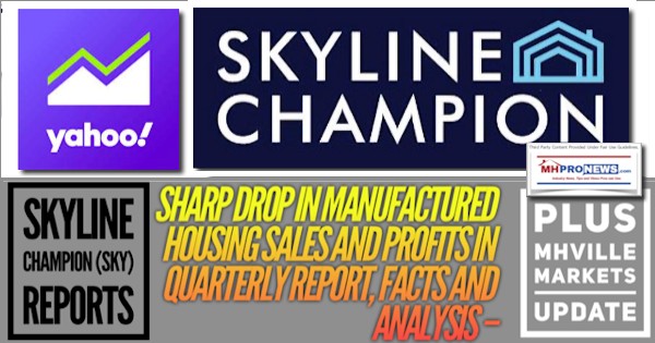 SkylineChampionFinancialSnapshotLogoStockTrackGraphic11.15.2023ManufacturedHomeProNews