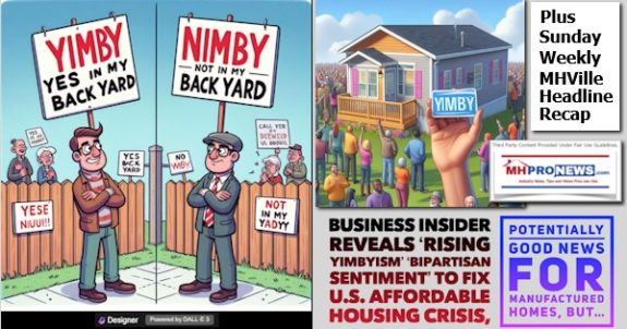 BusinessInsiderRevealsRisingYIMBYismBipartisanSentimentFixU.S.AffordableHousingCrisisPotentiallyGoodNewsForManufacturedHomesButPlusSundayWeeklyMHVilleHeadlinesRecapMHProNews