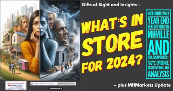 GiftsSightAndInsightsWhatsInStoreFor2024Including2023YearEndReflectionsOn MHVilleAndUSAsnapshotsFactsEvidenceObservationsAndAnalysisPlusMHMarketsUpdateMHProNews