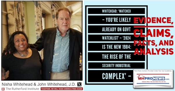 Whitehead: ‘Watched – You’re Likely Already on Govt Watchlist’ – ‘2024 Is the New 1984: The Rise of the Security Industrial Complex’ – Evidence, Claims, Facts, and Analysis