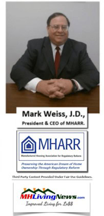 MarkWeissPicPhotoMHARRlogo-ManufacturedHomeLivingNewsCollage