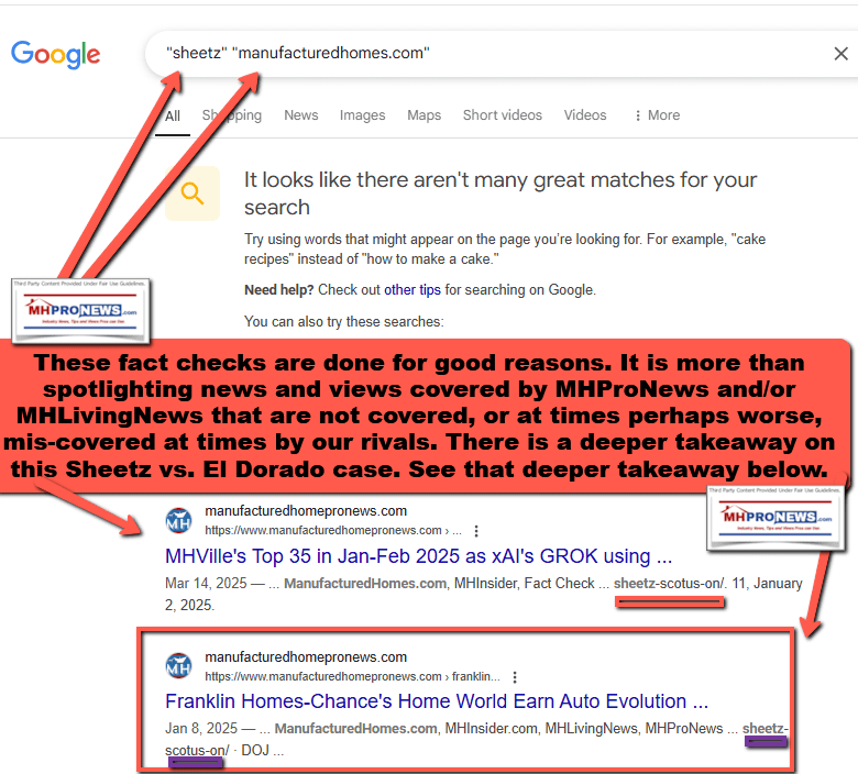 SheetzVsElDoradoSCOTUS-Case-GoogleSearchResultManufacturedHomes.com-MHProNews