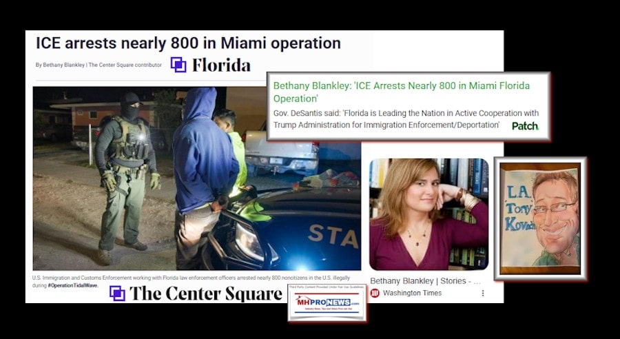 BethanyBlankleyICEarrestsNearly800inMiamiFloridaOperationCenterSquareGovDeSantisSaidFloridaIsLeadingTheNationInActiveCooperationTrumpAdminForImmigrationEnforcementDeportationPatch