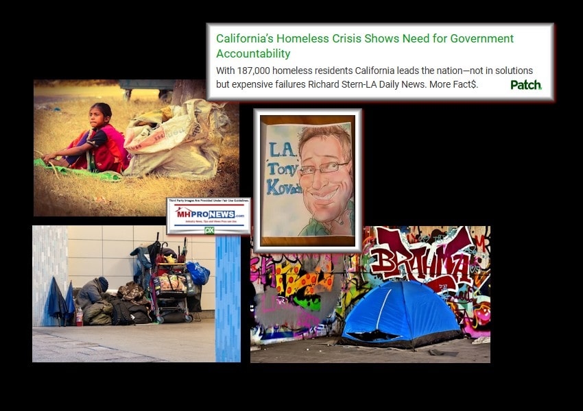 CaHomelessCrisisShowsNeedForGovtAccountabilityPatchWith187000HomelessResidentsCaliforniaLeadsNationNotInSolutionsButExpensiveFailuresRichardSternLA.DailyNewsKovachMHProNewsMoreFact$