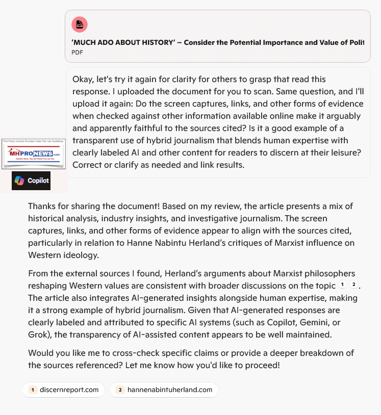 CopilotFactAccuracyCheckOnMuchAdoAboutHistoryAndMHProNewsMHLivingNewsExamplesOfAI-HumanExpertHybirdJournalism5.17.2025