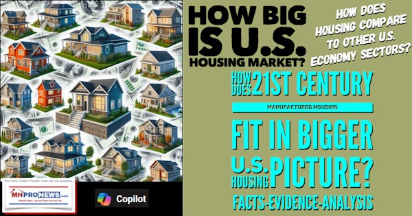 HowBigIsU.S.HousingMarketHowDoesHousingCompareToOtherU.S.EconomySectorsHowDoes21stCenturyManufacturedHousingFitInBiggerU.S.HousingPictureFacts-Evidence-AnalysisFEA-MHProNews