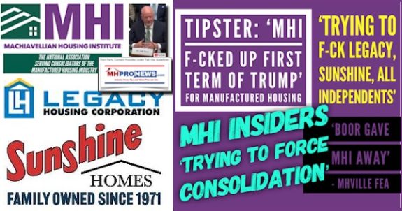 TipsterMHI_F-ckedUpFirstTermOfTrumpForManufacturedHousingTryingToF-ckLegacySunshineAllIndependentsMHI_InsidersTryingToForceConsolidationBoorGaveMHI_AwayFEA_MHProNews
