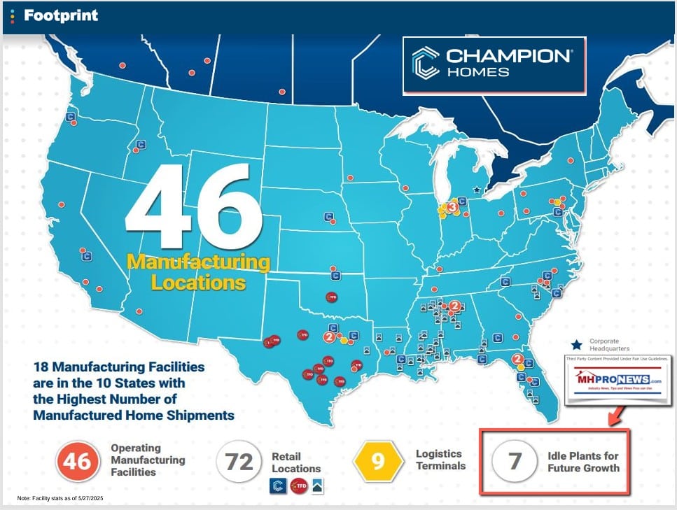 ChampionHomesMay2025InvestorRelationsPresentationPage7IdledPlantsIdleFactoriesMHProNews