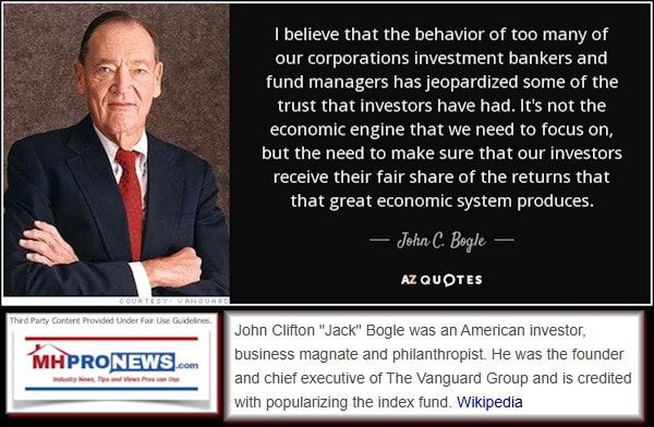 CorporateInvestorBehaviorErrodedTrustQuoteJohnCBogleVanguardAZ-QuotesMHProNews