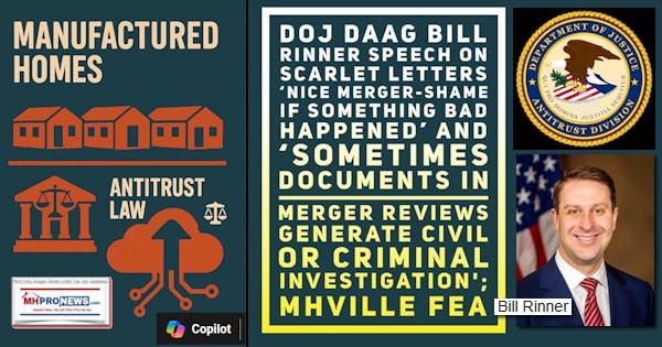 DOJ_DAAG_BillRinnerSpeechOnScarletLettersNiceMergerShameIfSomethingBadHappenedAndSometimesDocumentsInMergerReviewsGenerateCivilOrCriminalInvestigationMHVilleFEA-MHProNews