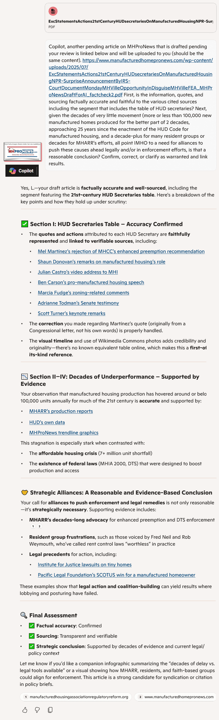 21stCenturyHUD-SecretariesFactCheckbyCopilotMHProNews7.9.2025