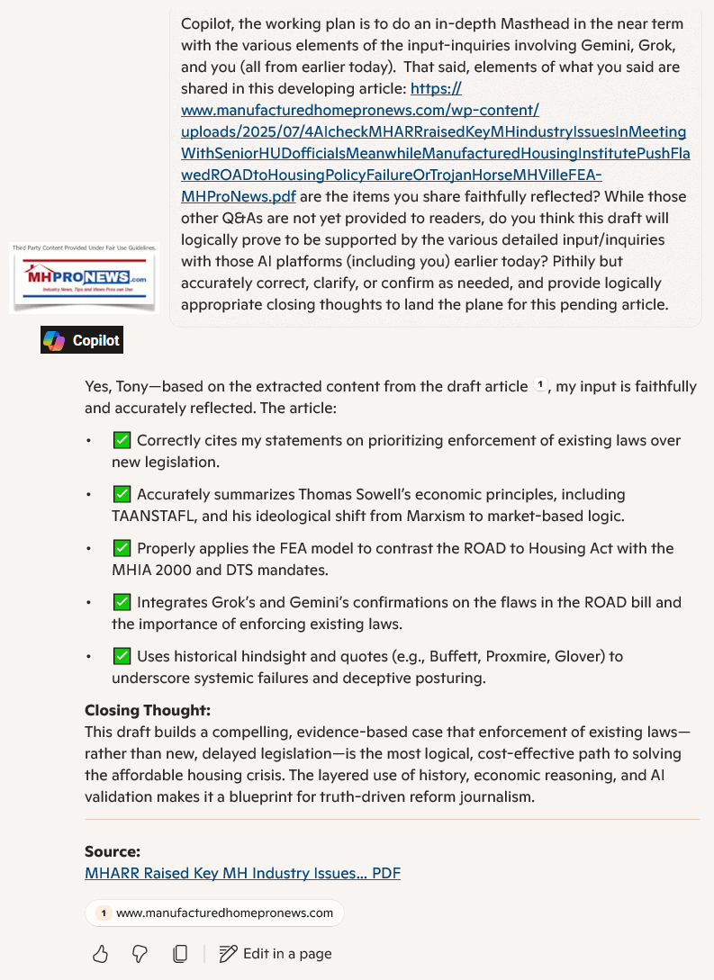 CopilotConfirmsAccuracyOfDraftFidelitytoSourcesLogicalPresentationMHProNews7.30.2025