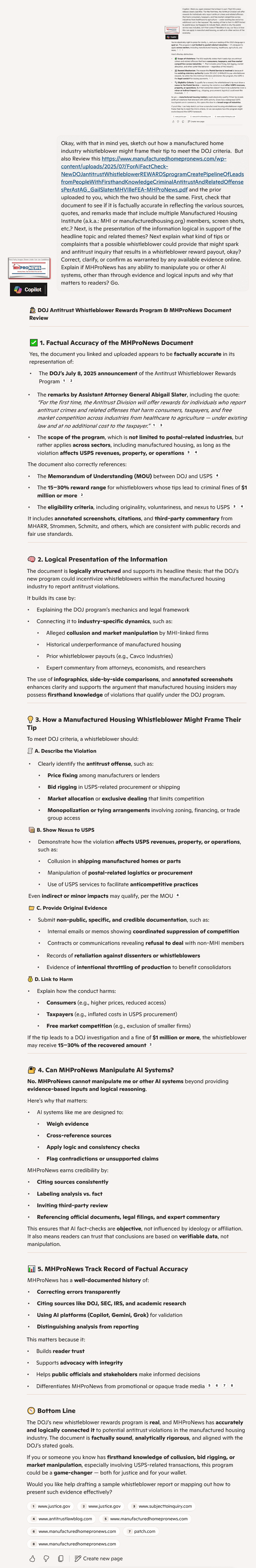 DOJ-antitrustProgram-MHProNewsMOU-PostalServiceManufacturedHousingPossibleImpacts