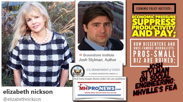EconomicPolicyInstituteEconomicPressureSuppressProductivityPayHowDissentersOnceFamousJournalistsProsSmallBizRuinedJoshStylmanSocialEngineeringMHVillesFEA-MHProNews