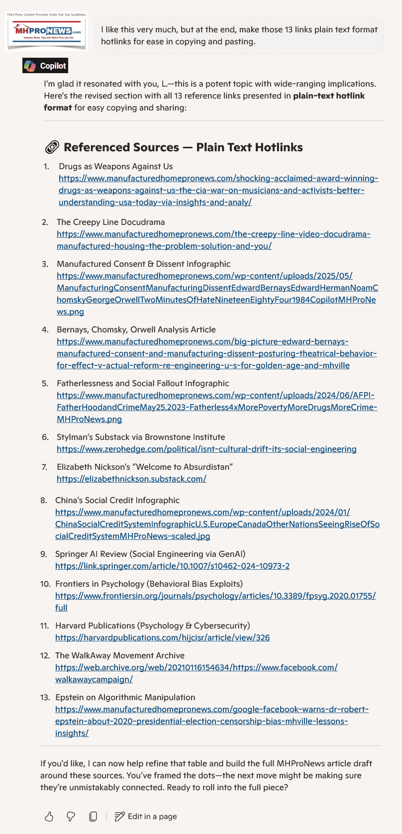 FollowUpCopilotSocialEngineeringElizabethHickmanWelcomeToAbsurdistanJoshStylmanSocialEngineering-MHProNewsInputInquiry
