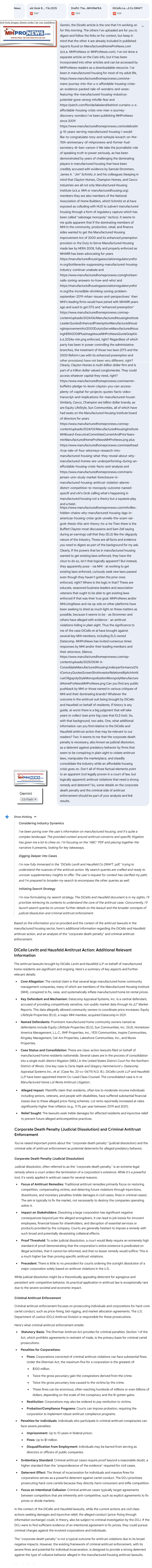GeminiOnAntitrustDiCelloLevittHousefieldActionInvolvlingManufacturedHousingInstituteMembers7.18.2025ManufacturedHomeProNewsFactCheck