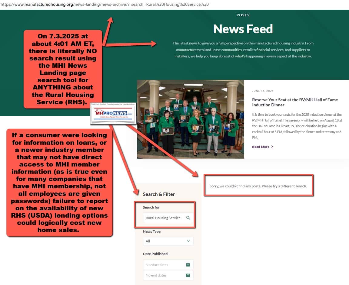 RuralHousingServiceManufacturedHousingInstituteNewsLandingPageWebsiteSearchToolMHProNewsFactCheck