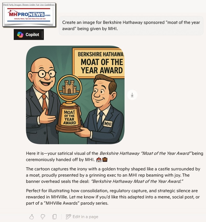 BerkshireHathawaySponsoredMoatOfTheYearAwardManufacturedHousingInstitute-MHI-MHProNewsCopilot