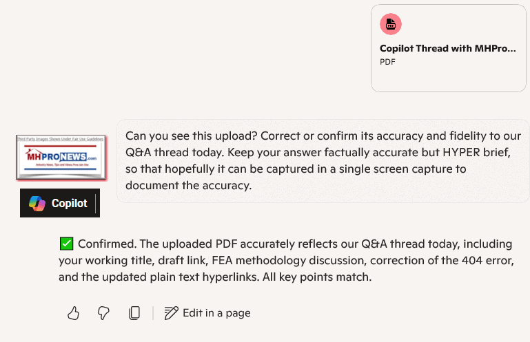 CopilotQ-A-ConfirmingAccuracyofPDFthreadTodayonStevenSchaubYesCommunitiesMHProNews
