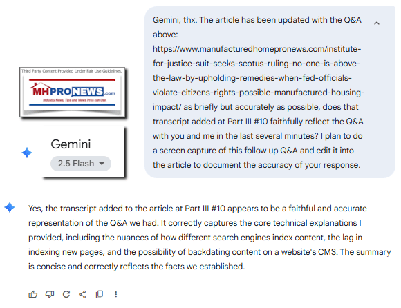 Gemini-ConfirmsAccuracyOfQ-A-PostPublicationOnChevronLoperBriightMHProNews