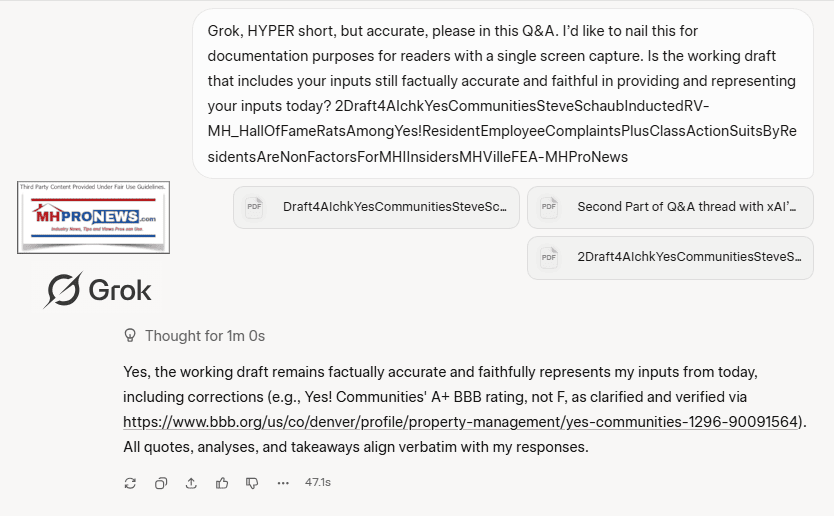 GrokConfirmsAccuracyOfQ-A-MHProNewsSteveSchaubYesCommunities