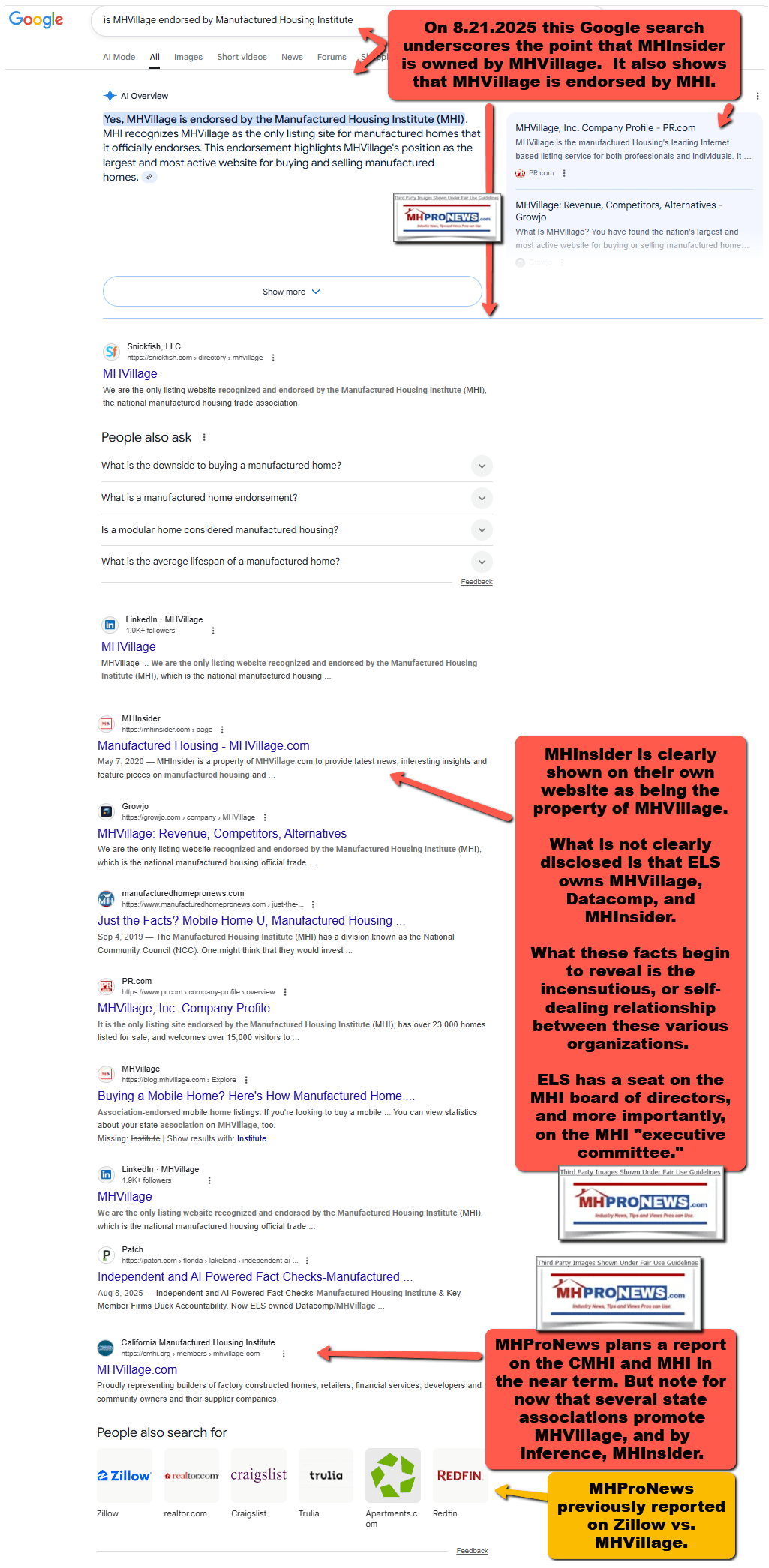 MHVillageEndorsedByManufacturedHousingInstituteMHI-MHInsiderOwnedPropertyOfMHVillage-GoogleELS-ownsDatacompMHVillageMHInsiderMHProNewsFactCheck